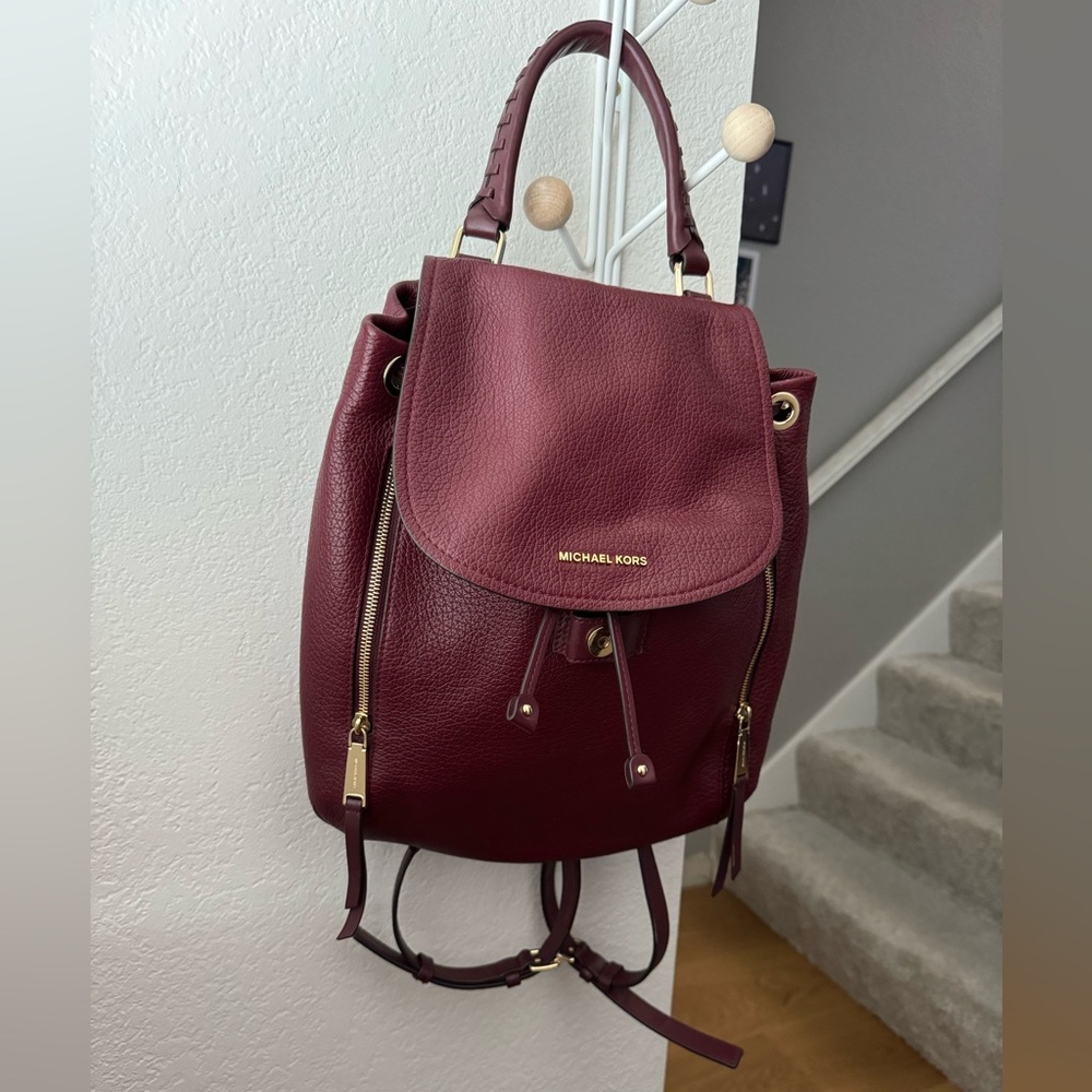 Michael Kors leather backpack